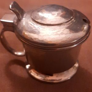 Vintage LIBERTY pewter mustard pot
